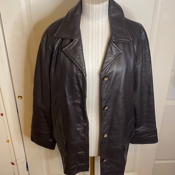 Vintage Kenneth Cole reaction leather jacket - Picture 1 of 6